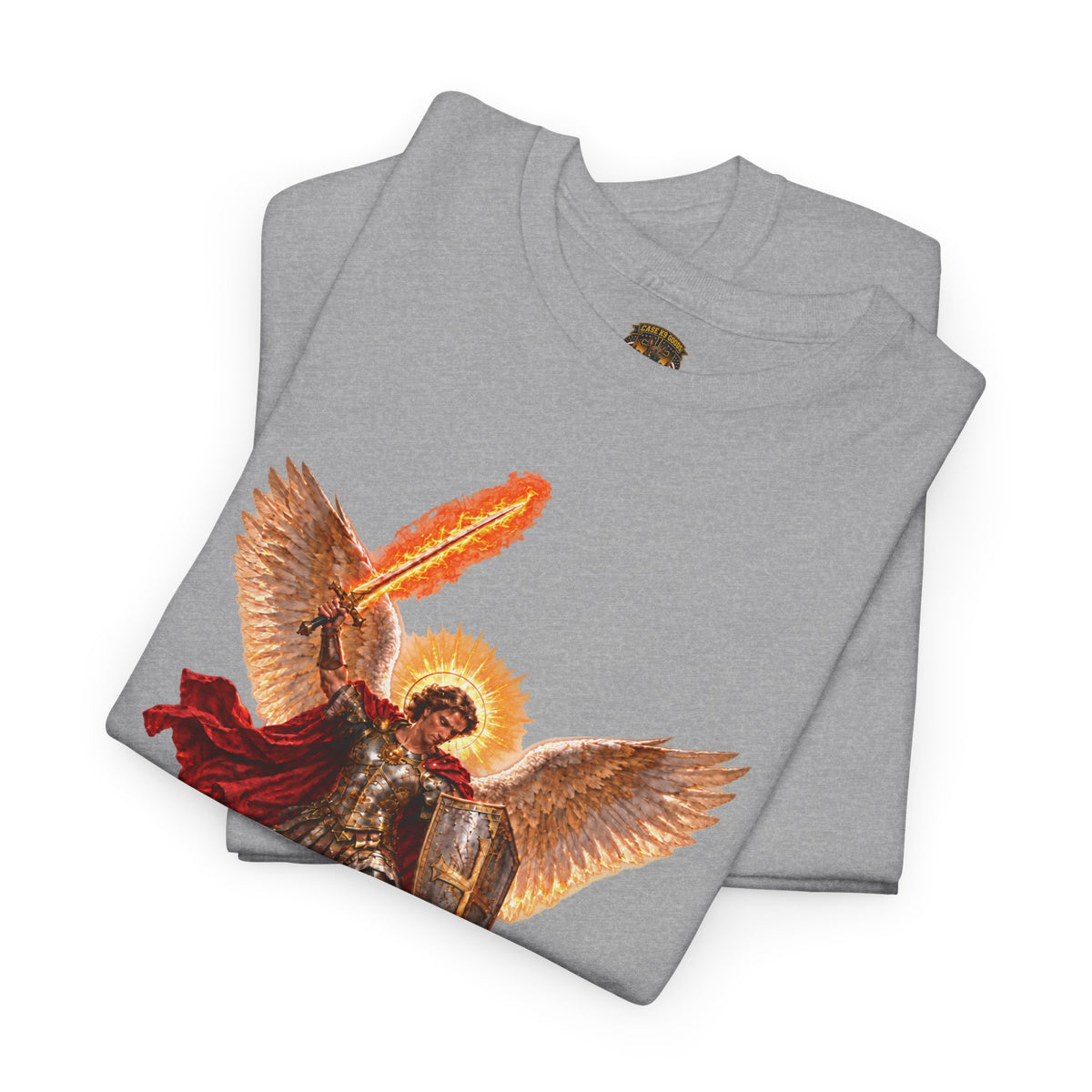 Archangel Michael T-Shirt — Saint Michael Save Us in Battle Graphic Tee