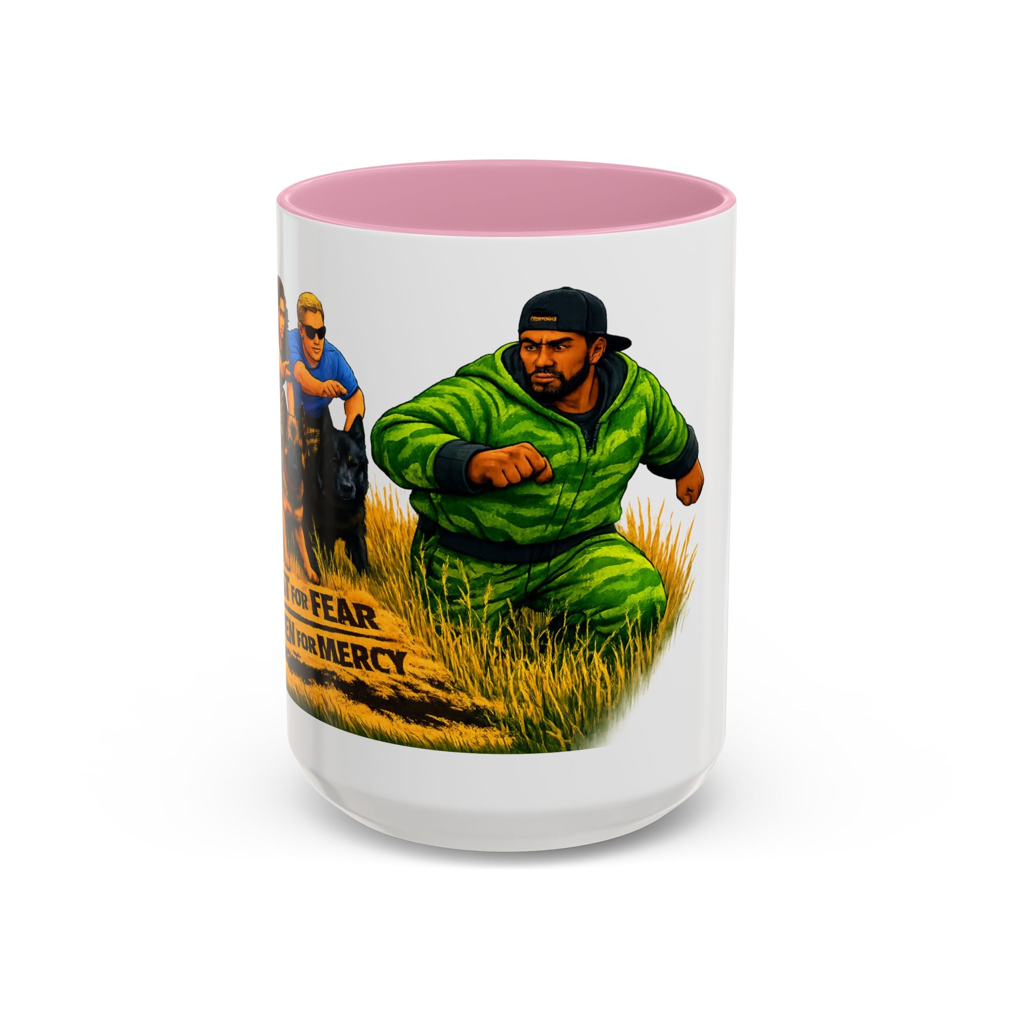 K9 Team Training Day Mug — 'No Fear, No Mercy' Coffee Cup
