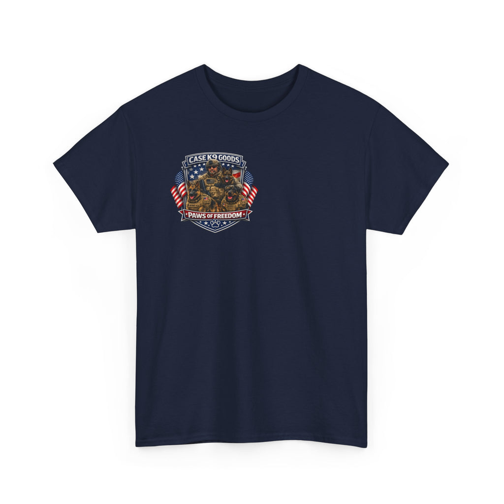 Equal in Valor T-Shirt — K9 Police Handler & Dog Tribute Tee
