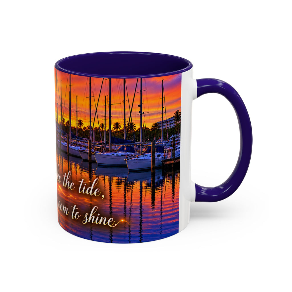 “Inspirational coffee cup” Sunset Marina Mug