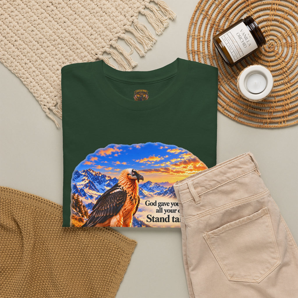 God Gives You a Beauty Eagle Nature Quote T-Shirt