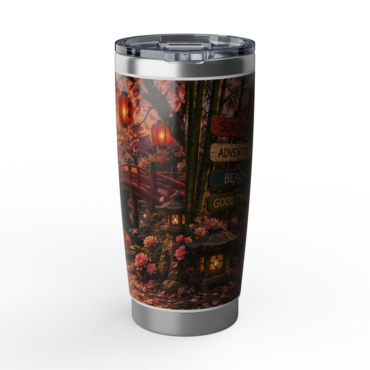 Pug Dog Oriental Vagabond 20oz Tumbler