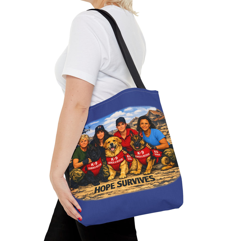 Tote Bag — K-9 Search & Rescue 'Hope Survives' Memorial Tote