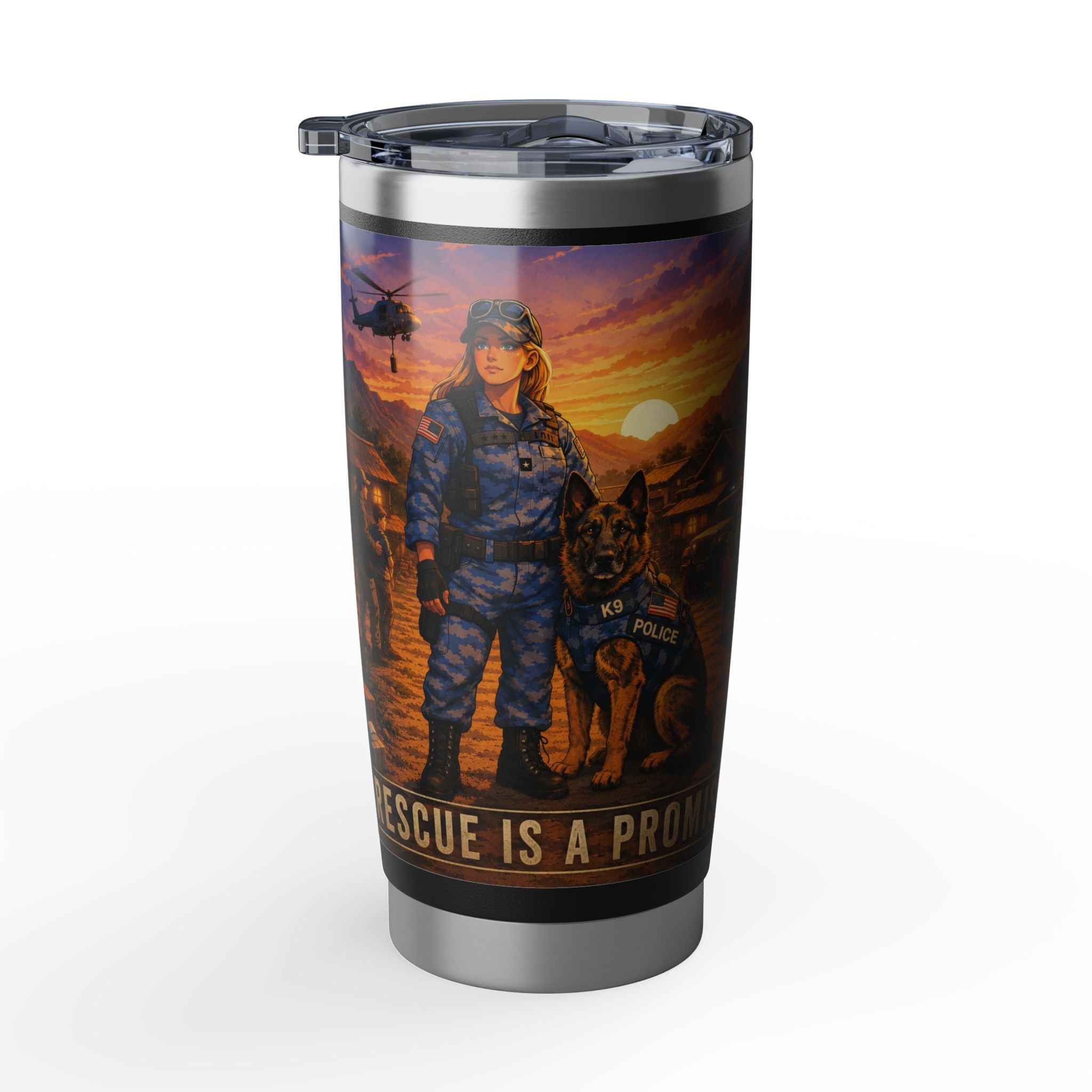 Rescue Promise 20oz Travel Tumbler