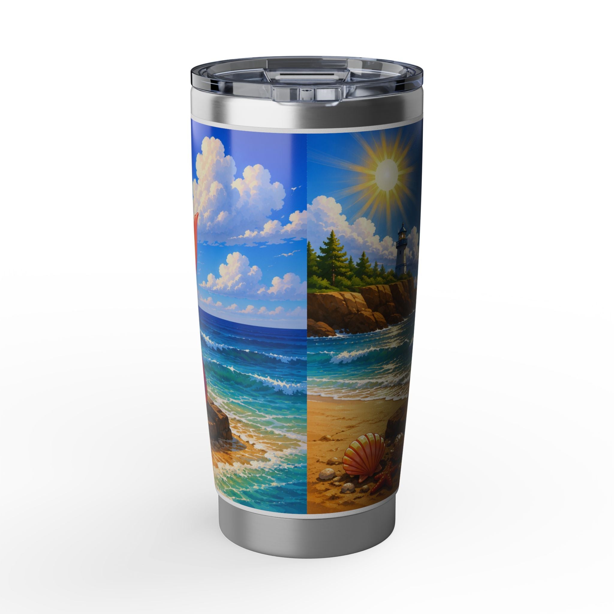 Dreams That Made Us 20oz Tumbler – Mermaid Beach Sunset Travel Mug