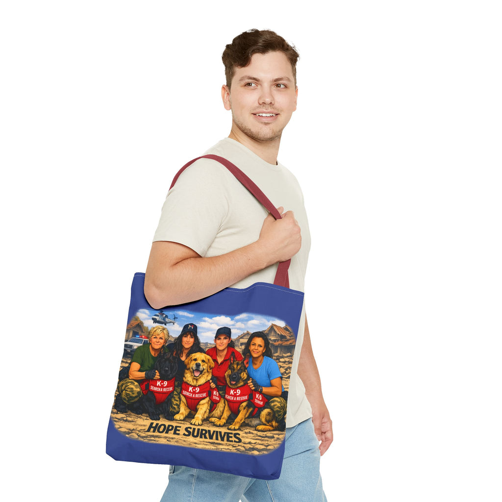 Tote Bag — K-9 Search & Rescue 'Hope Survives' Memorial Tote