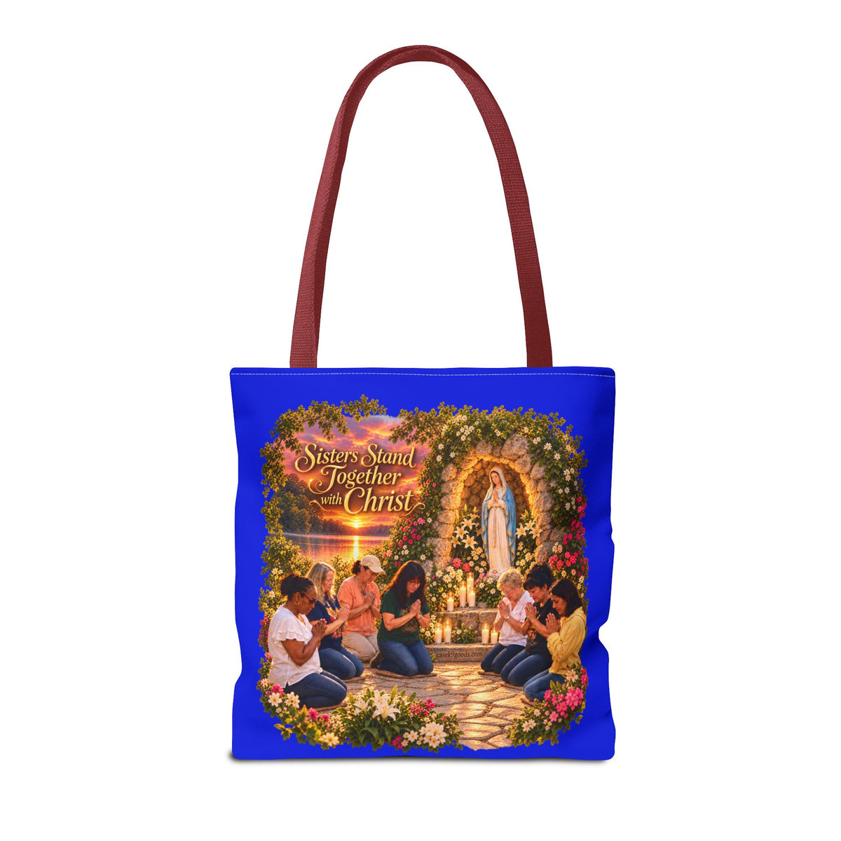 Sisters Standing Together in Christ Religious Christian Tote Bag