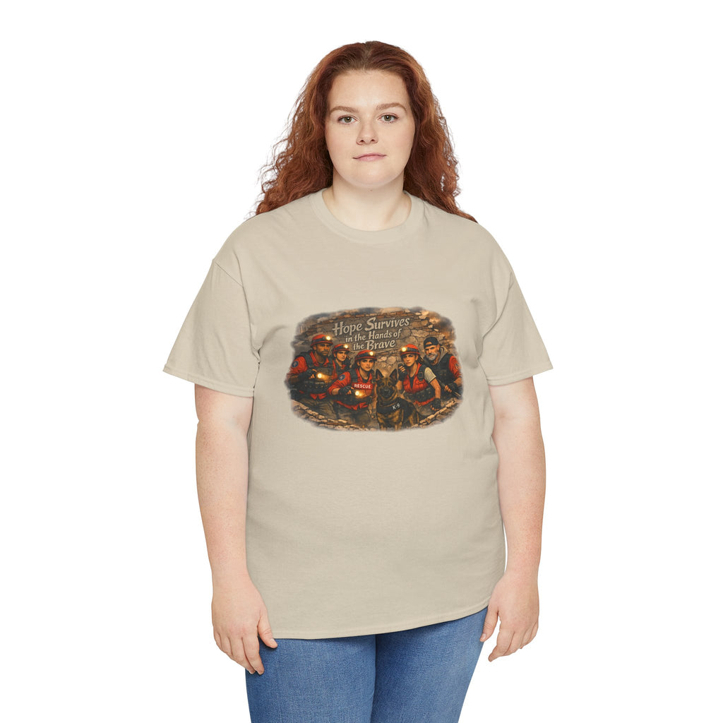 T-Shirt — Search Rescue teams Some Run to Danger Graphic