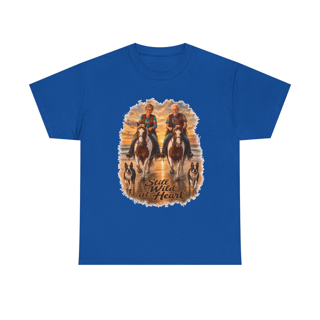 Wild at Heart Horse T-Shirt — Couple Riding Graphic Tee