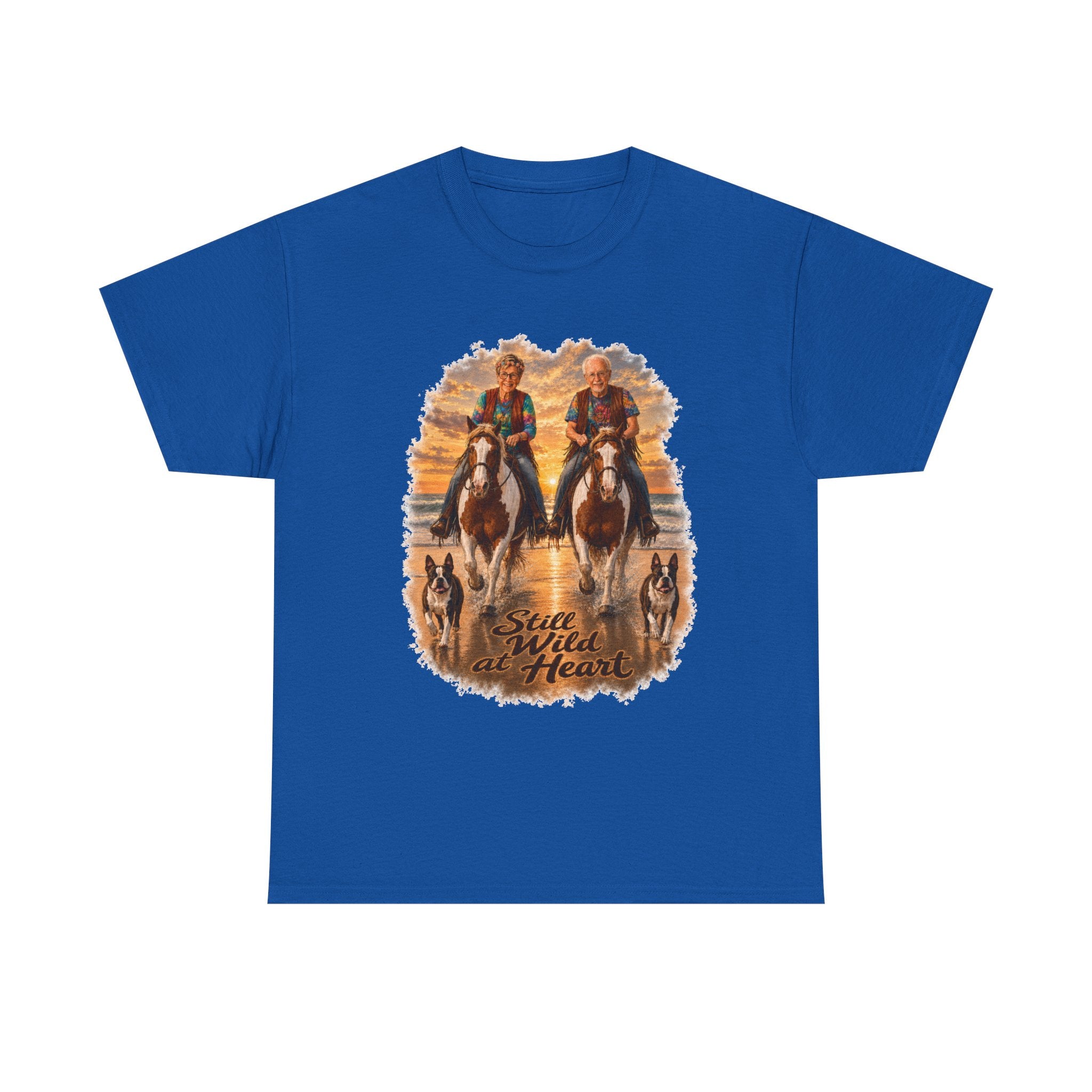 Wild at Heart Horse T-Shirt — Couple Riding Graphic Tee