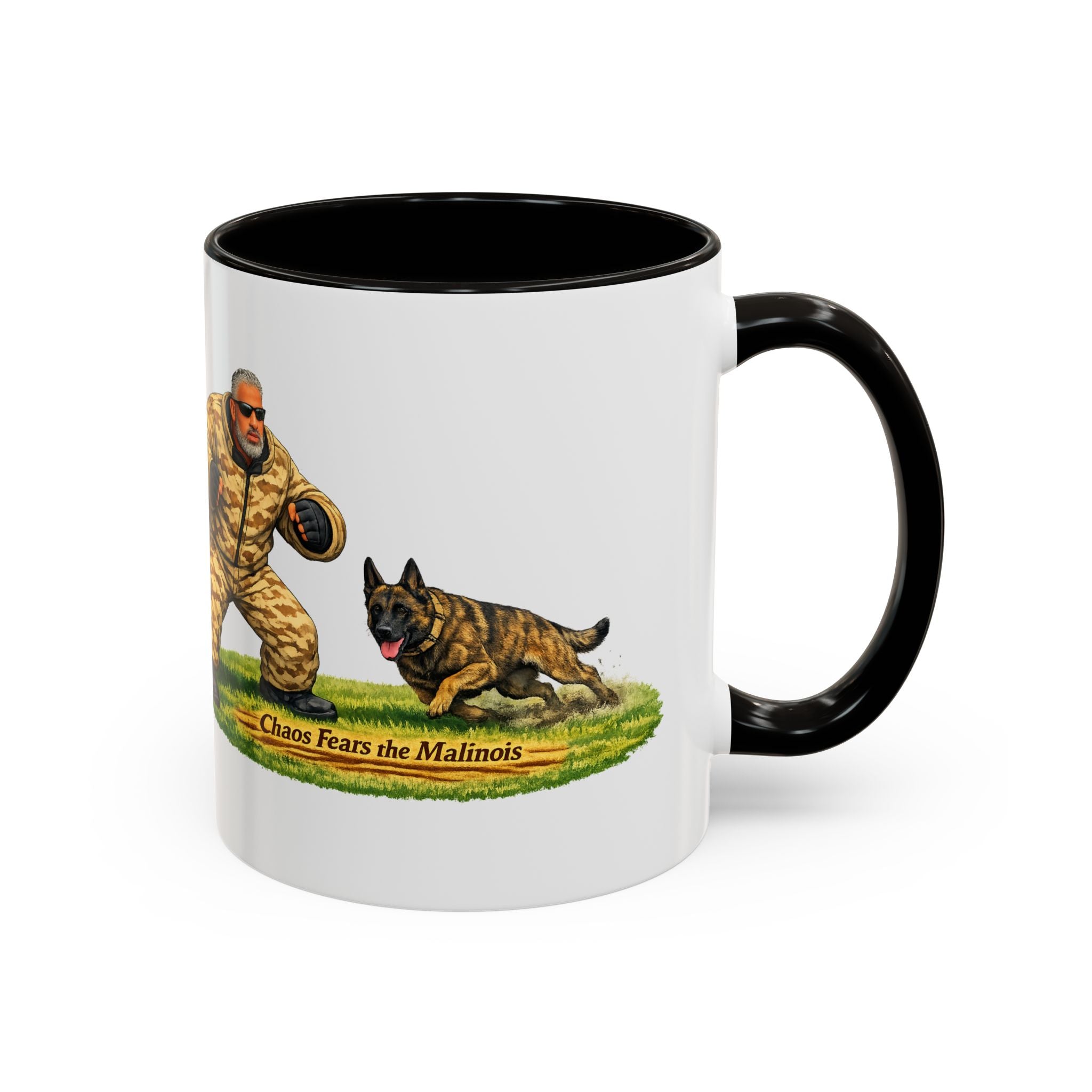 Belgian Malinois Coffee Mug — "Nothing Fears the Malinois" Dog Lover Gift (11oz/15oz)