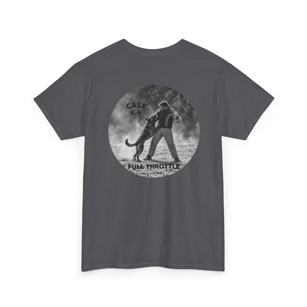 K9 Handler Tee – CASE K-9 “Full Throttle” Vintage Dog Unit T-Shirt