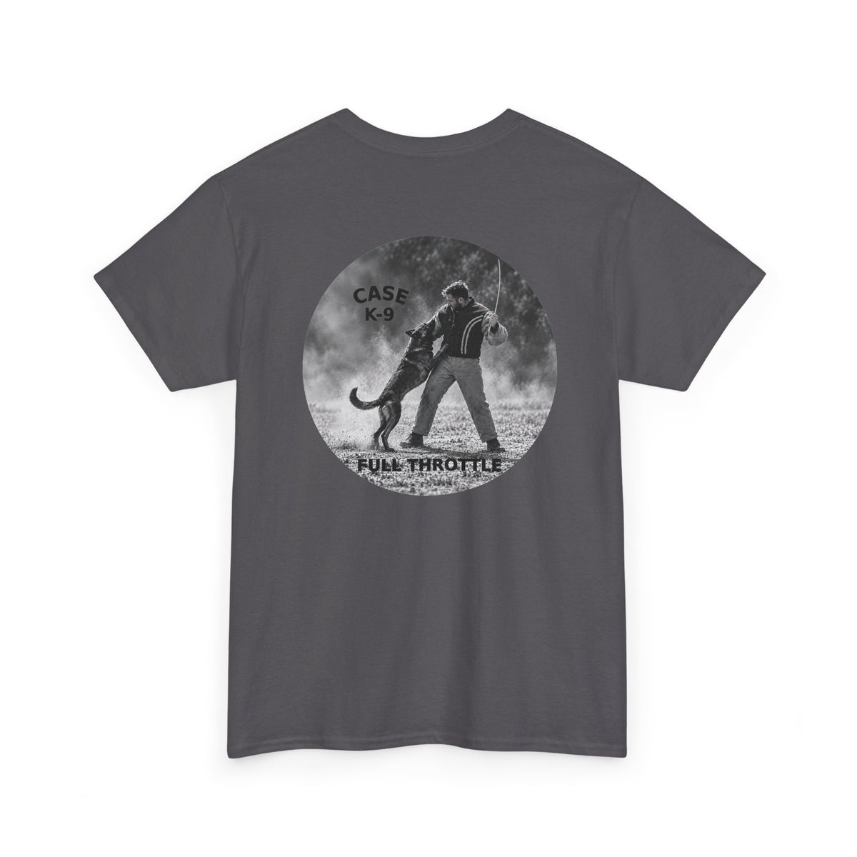 K9 Handler Tee – CASE K-9 “Full Throttle” Vintage Dog Unit T-Shirt