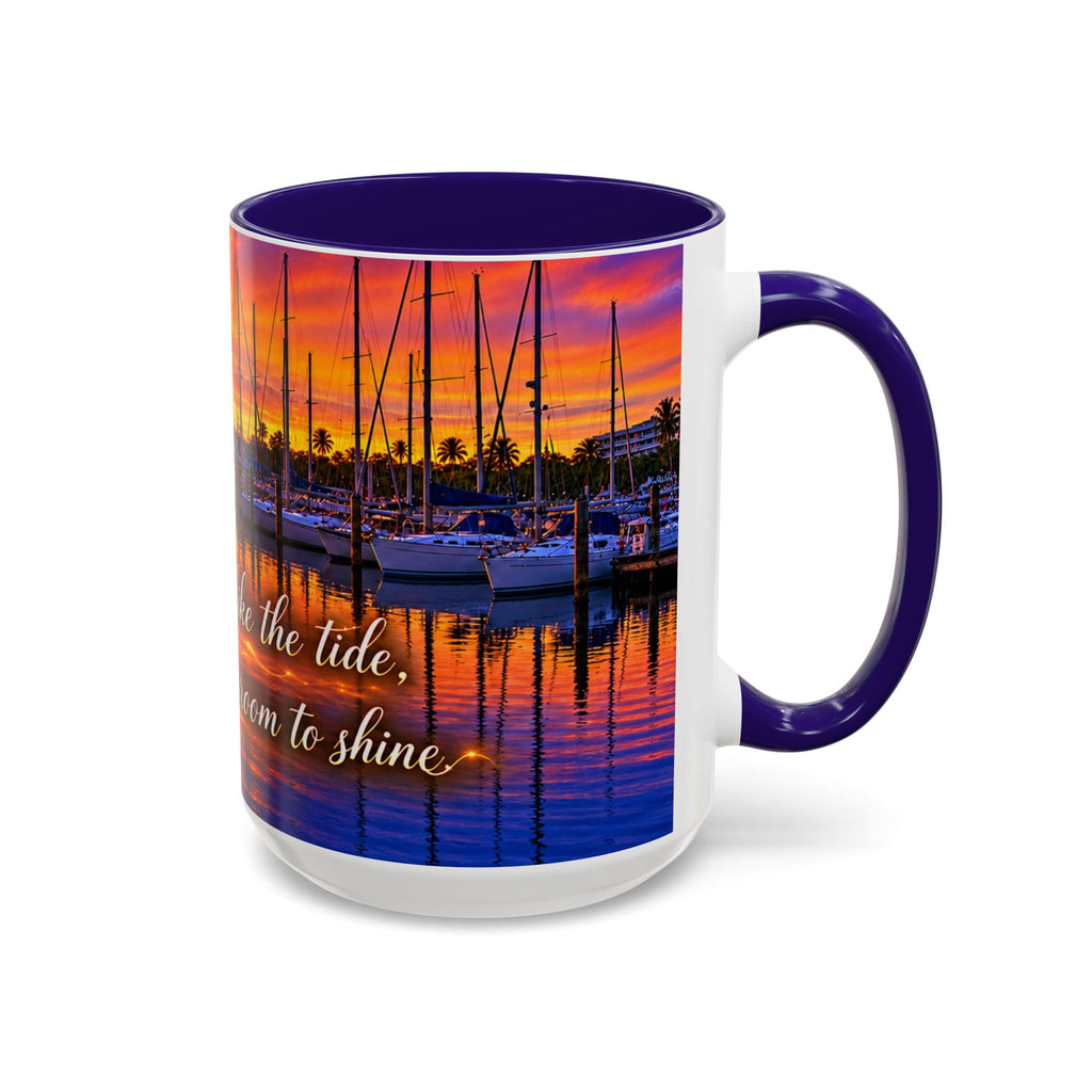 “Inspirational coffee cup” Sunset Marina Mug