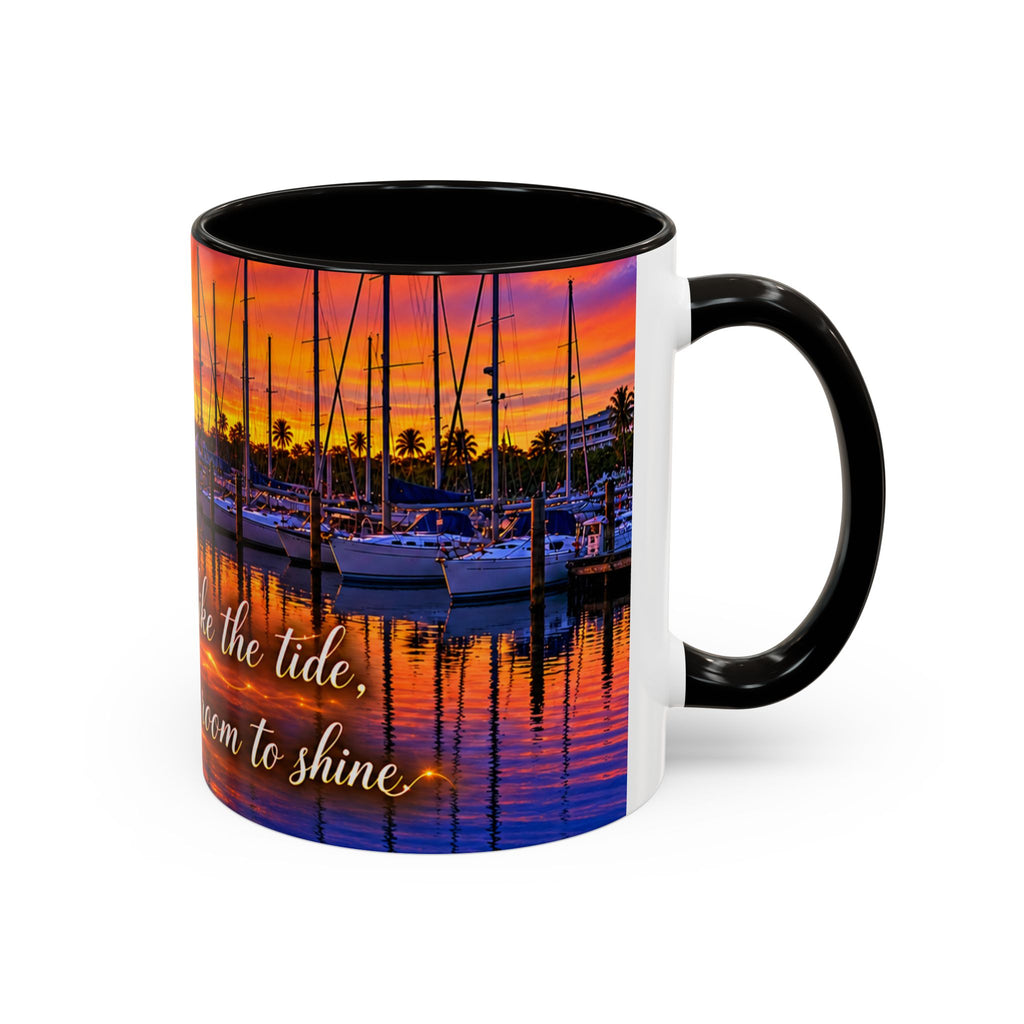 “Inspirational coffee cup” Sunset Marina Mug