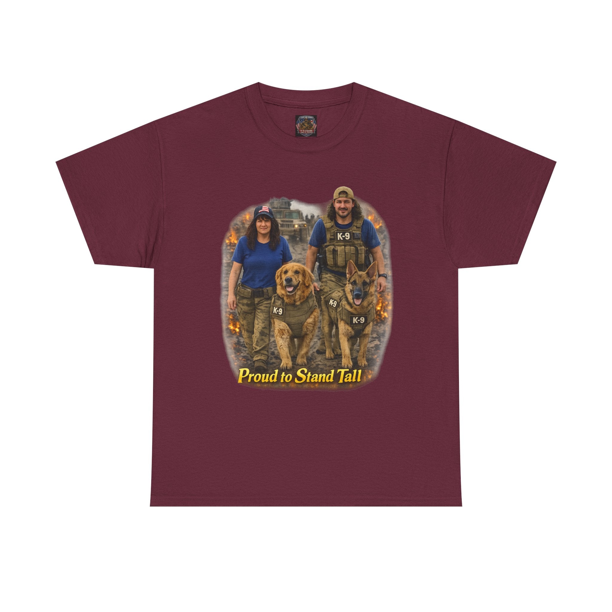 Proud to Stand Tall Tee — Military Working Dog Handler T-Shirt