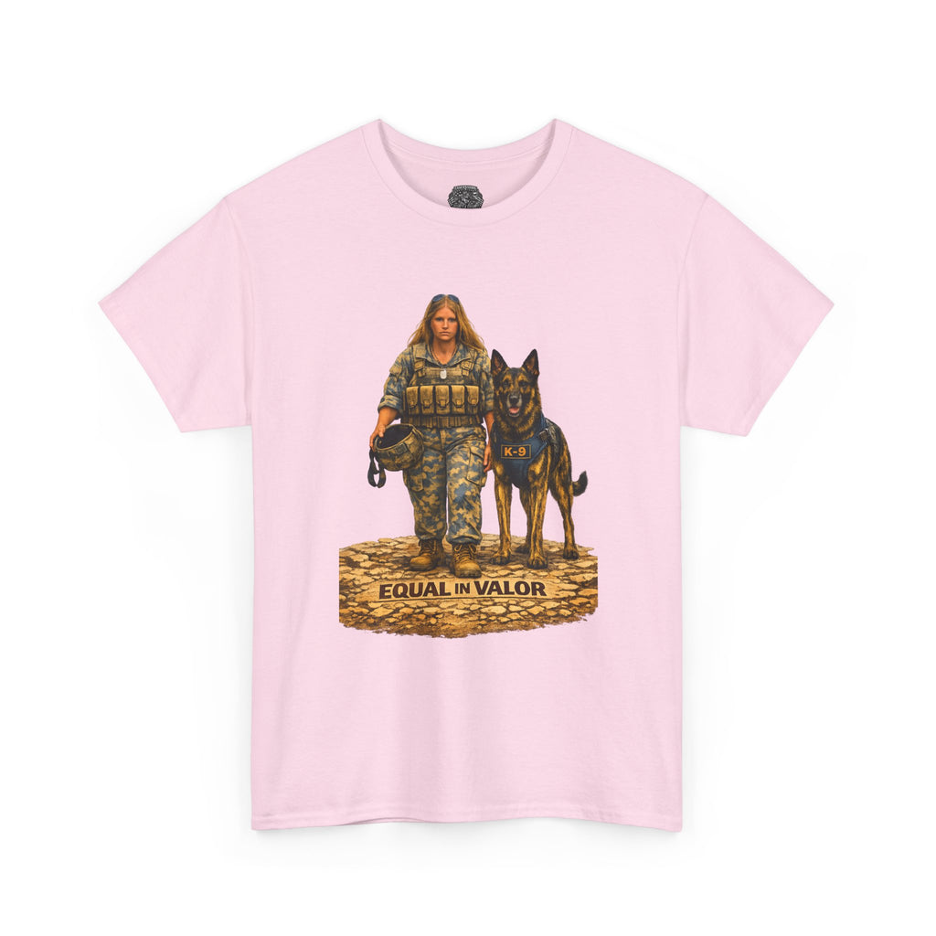T-Shirt — Equal in Valor Military K9 Handler Tee