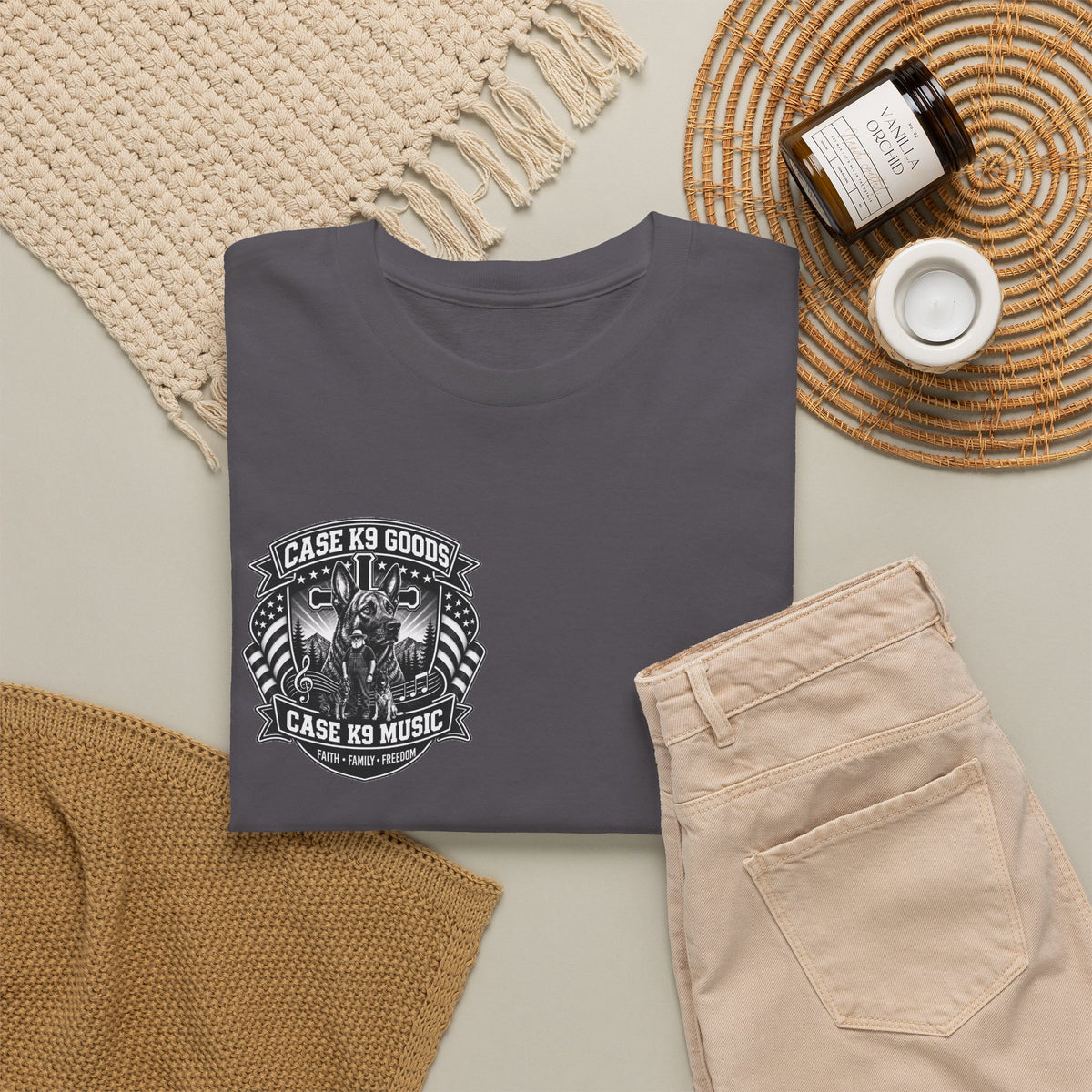 K9 Trainer Tee — 'Full Throttle' Police & Protection Dog Shirt