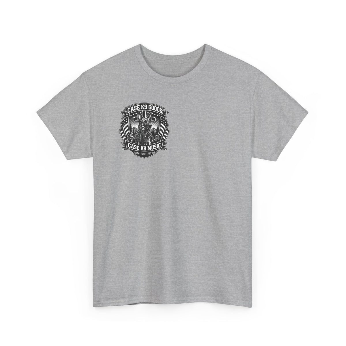 K9 Handler Tee – CASE K-9 “Full Throttle” Vintage Dog Unit T-Shirt