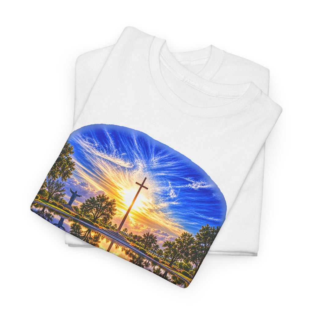 Christian Inspirational Cross Reflection Faith T-Shirt