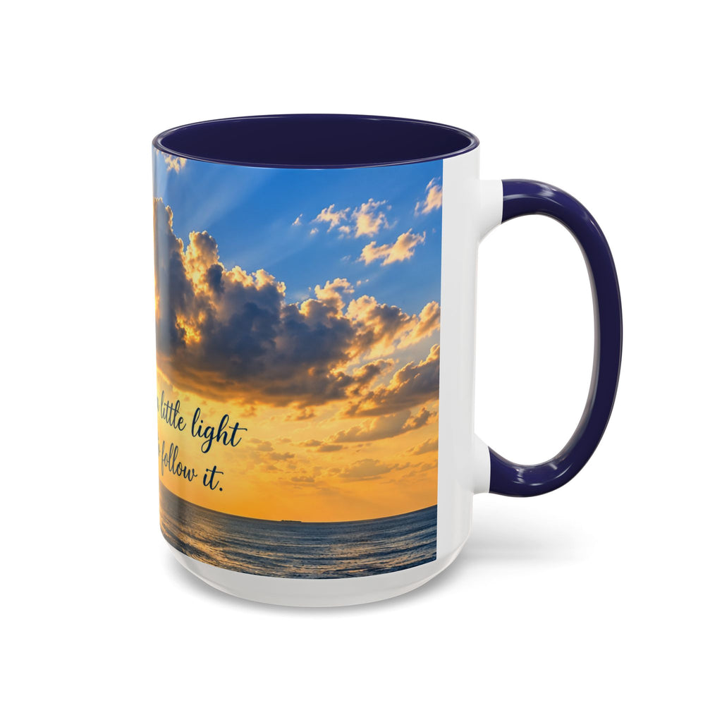 Coffee Mug – Inspirational Sunrise “Begin with a Little Light”