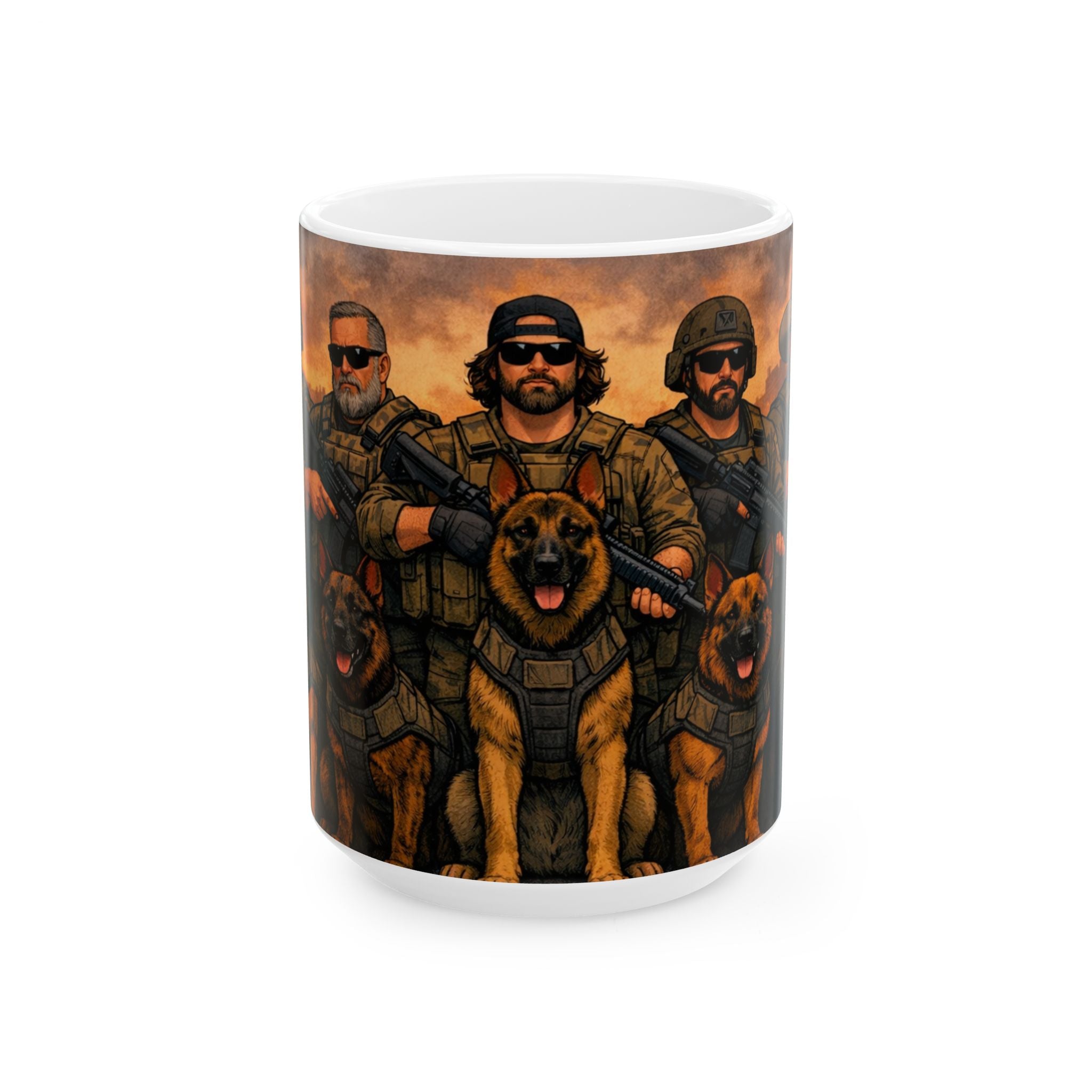 Tactical Team Coffee Mug – Military K9 & Operators 11oz/15oz Ceramic Mug