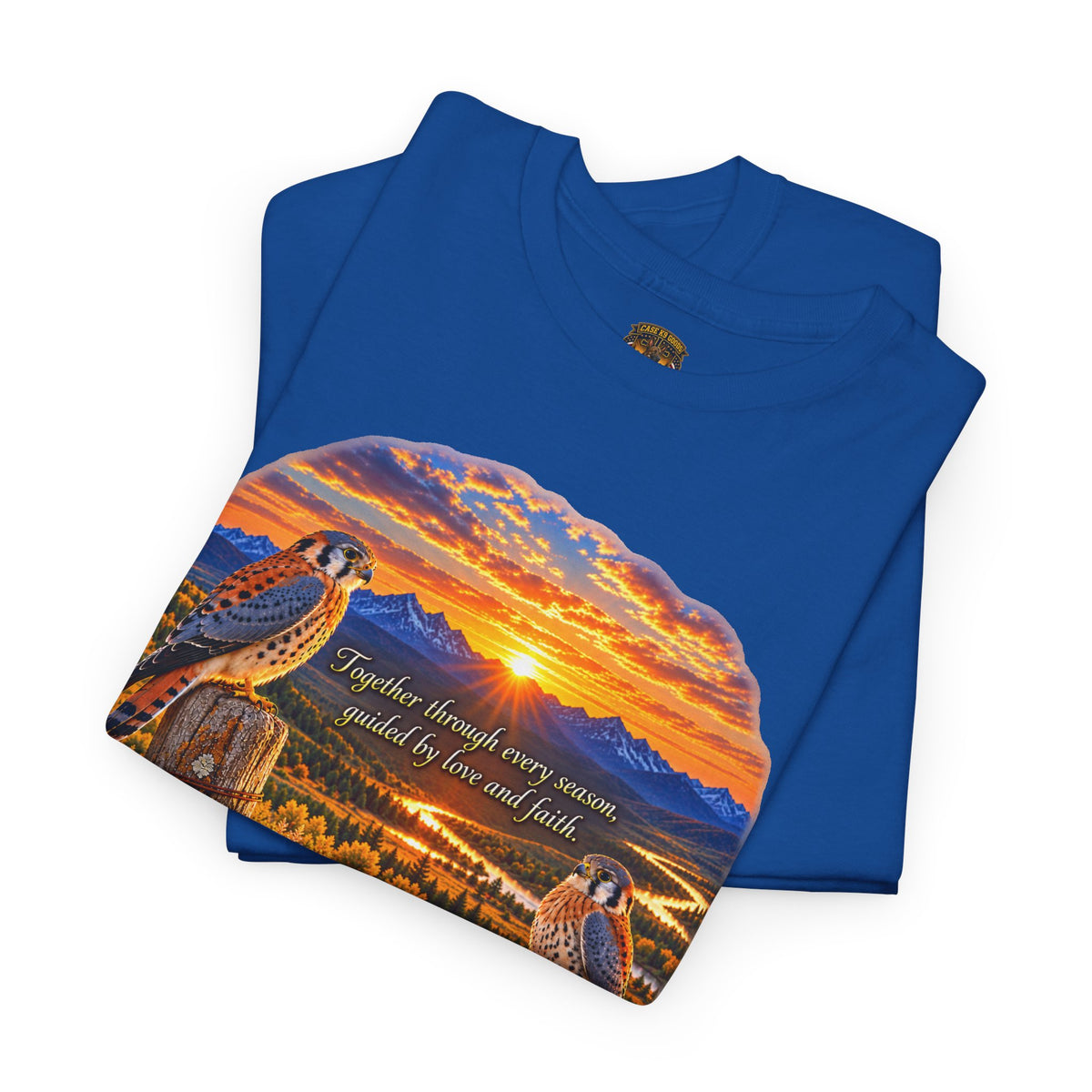 Sunset Mountain Eagle Wildlife T-Shirt