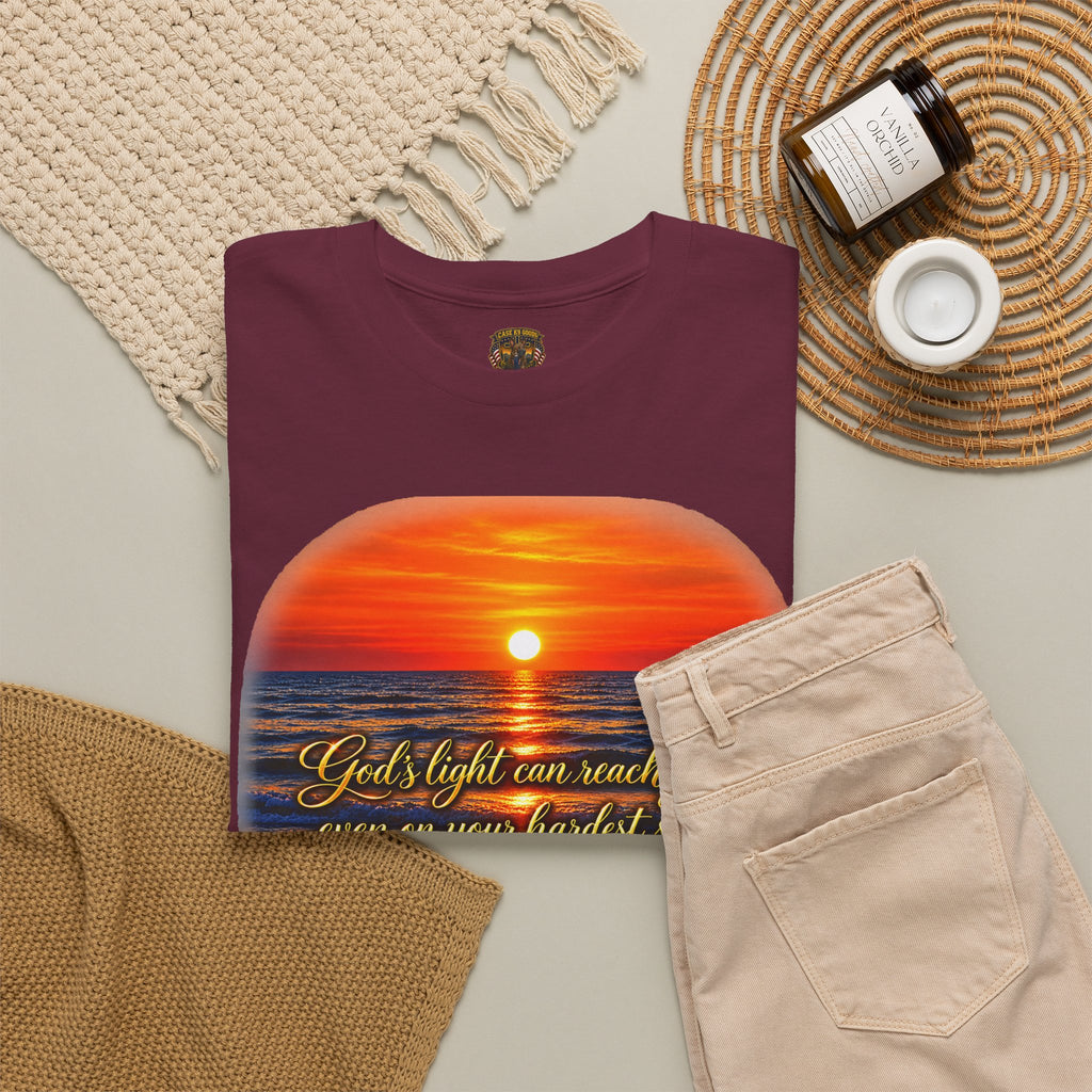 “You’ll Light Up My Whole World” Sunset Quote T-Shirt