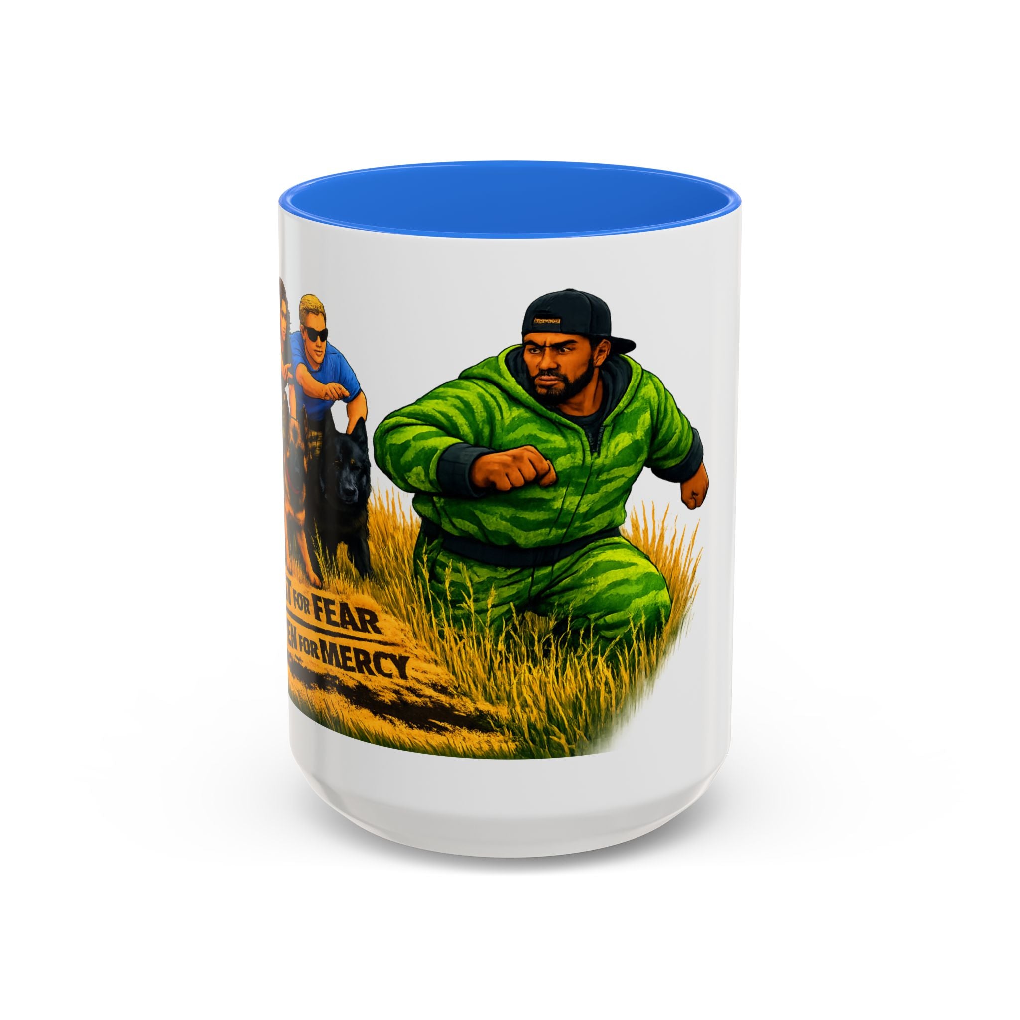 K9 Team Training Day Mug — 'No Fear, No Mercy' Coffee Cup