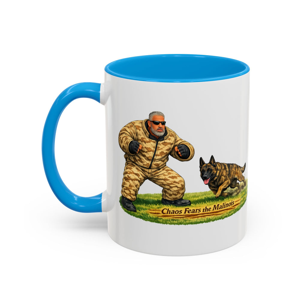 Belgian Malinois Coffee Mug — "Nothing Fears the Malinois" Dog Lover Gift (11oz/15oz)