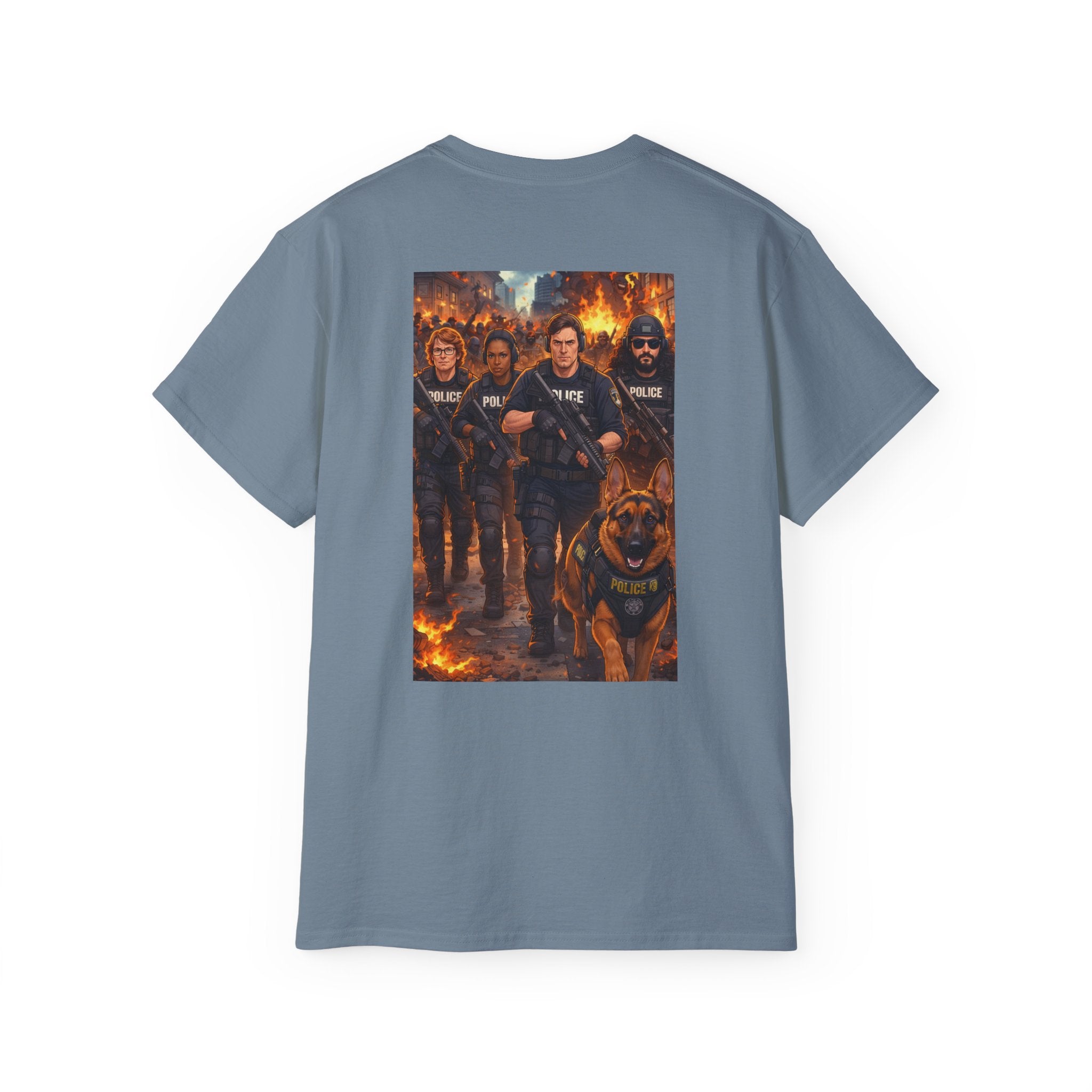 Police K9 Unit Tee — Tactical K9s Graphic Cotton Shirt