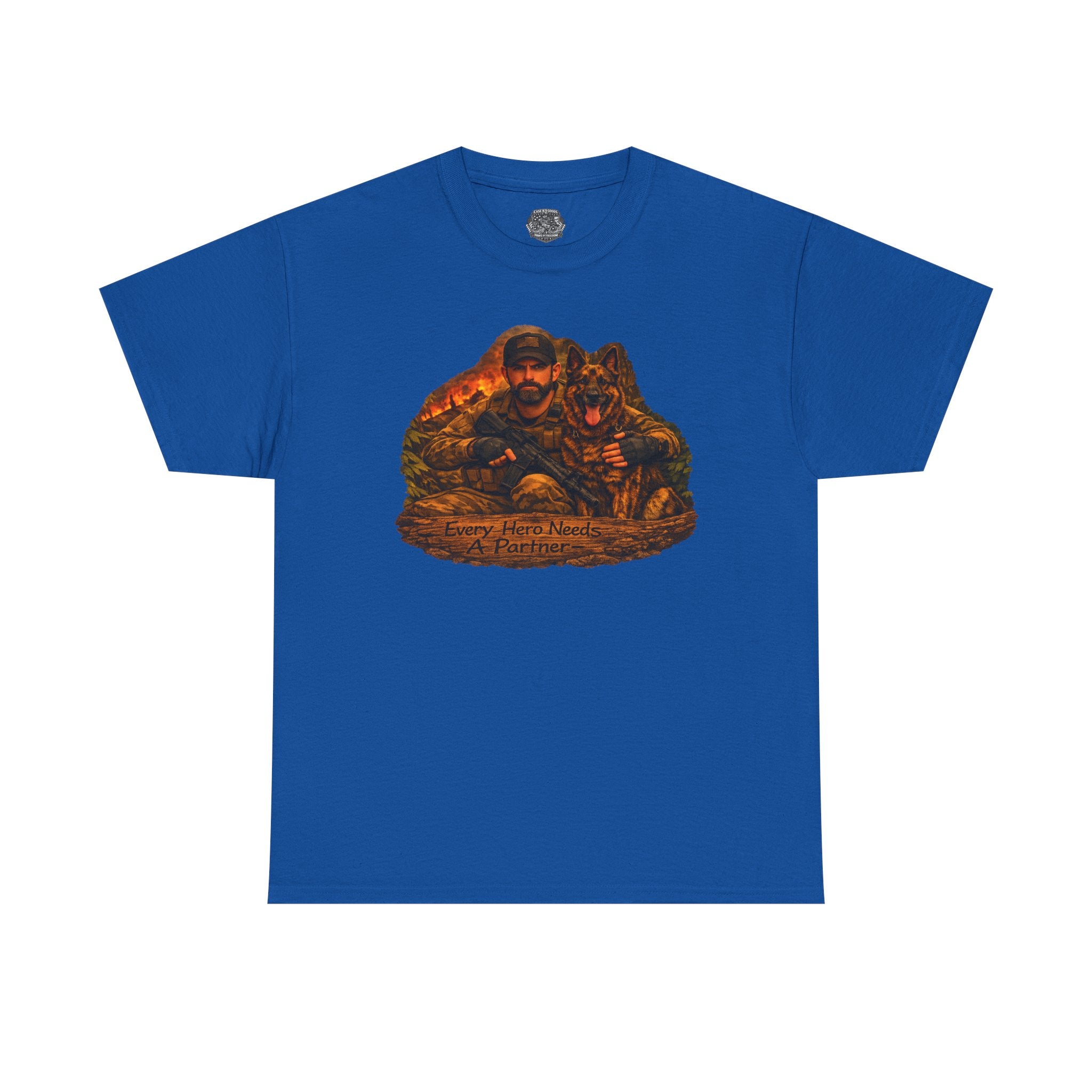 Vintage Guardian Tee — 'K-9 Hero's and Partners' Outdoor Adventure T-Shirt