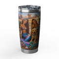 Mermaid Beach 20oz Tumbler - 'Sea Spirit' Girlfriend's Insulated Travel Cup