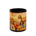 Christian Family Love Mug — "Love Grows In This Field" Black Coffee Cup (11oz/15oz)