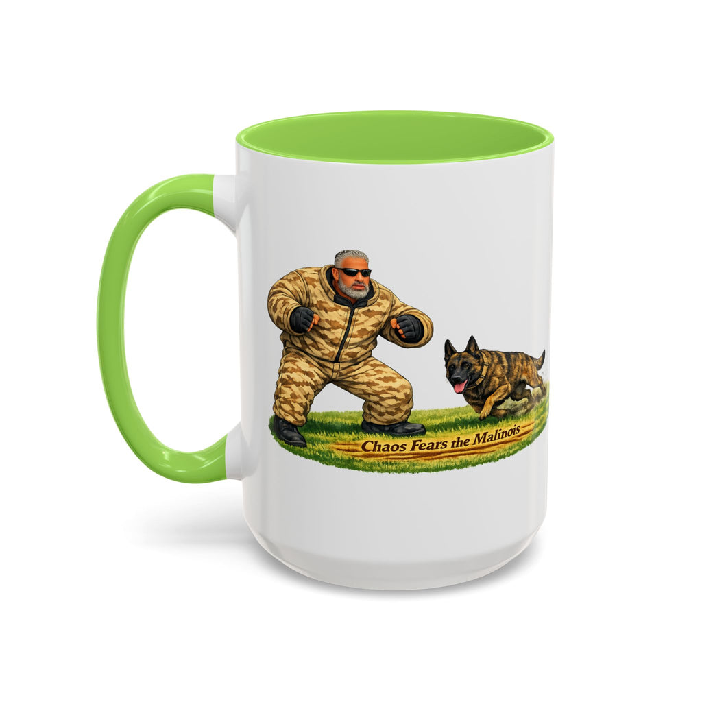Belgian Malinois Coffee Mug — "Nothing Fears the Malinois" Dog Lover Gift (11oz/15oz)