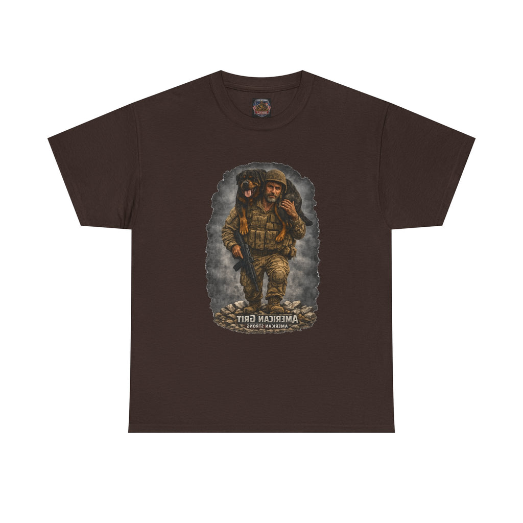 T-Shirt — Military K-9 Rescue Graphic Tee (Saving One Life)