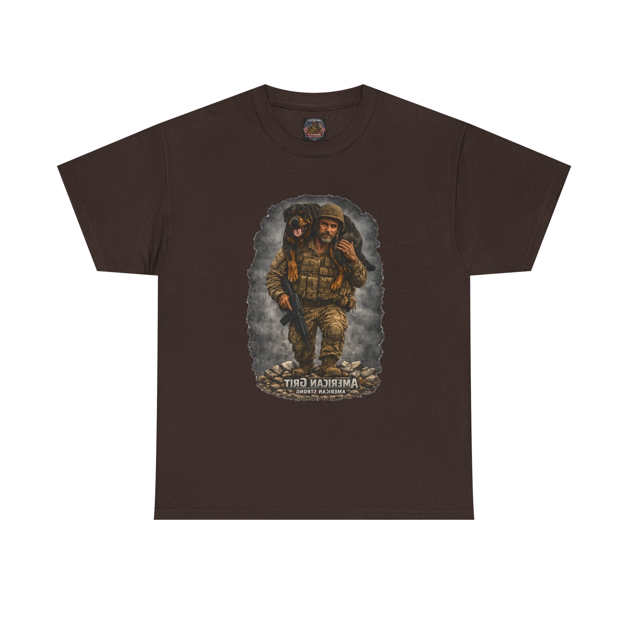 T-Shirt — Military K-9 Rescue Graphic Tee (Saving One Life)