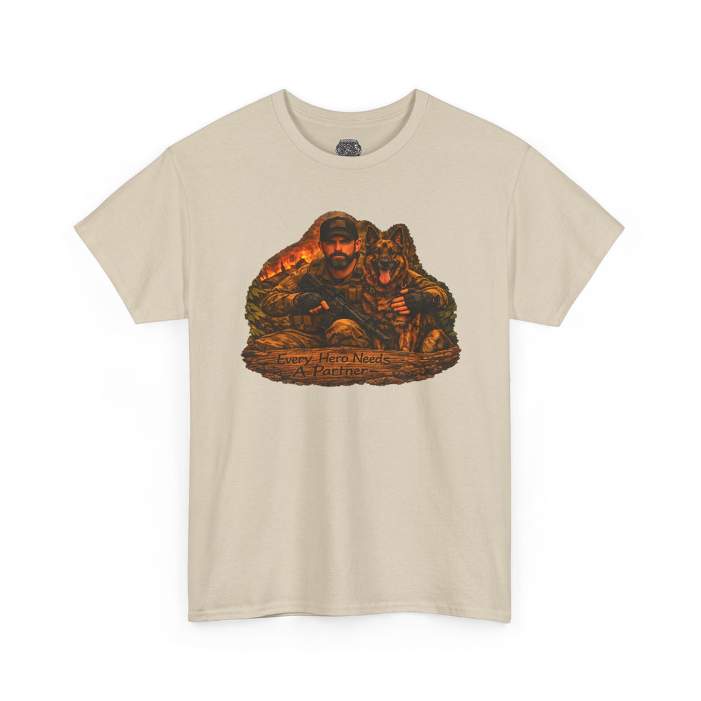 Vintage Guardian Tee — 'K-9 Hero's and Partners' Outdoor Adventure T-Shirt