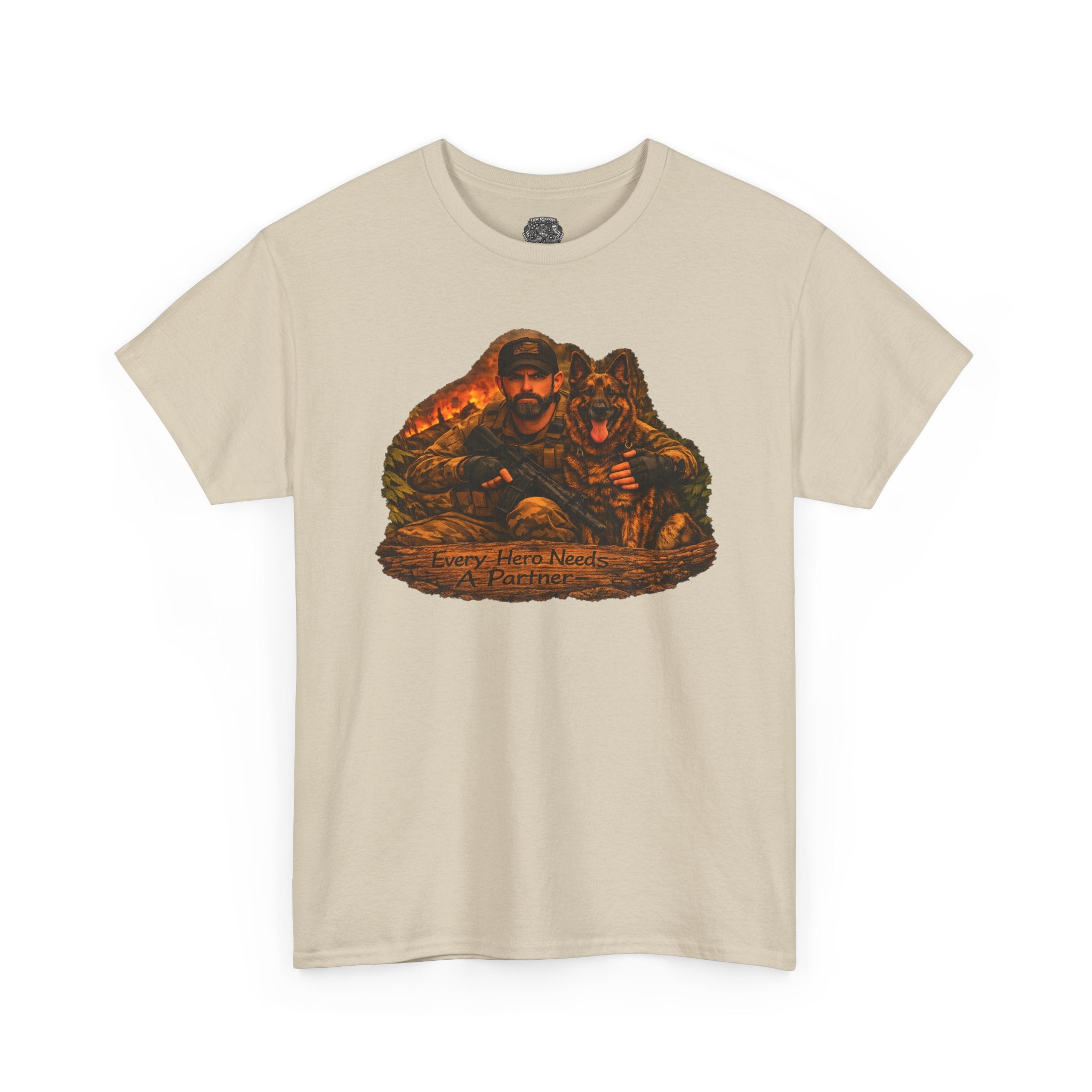 Vintage Guardian Tee — 'K-9 Hero's and Partners' Outdoor Adventure T-Shirt