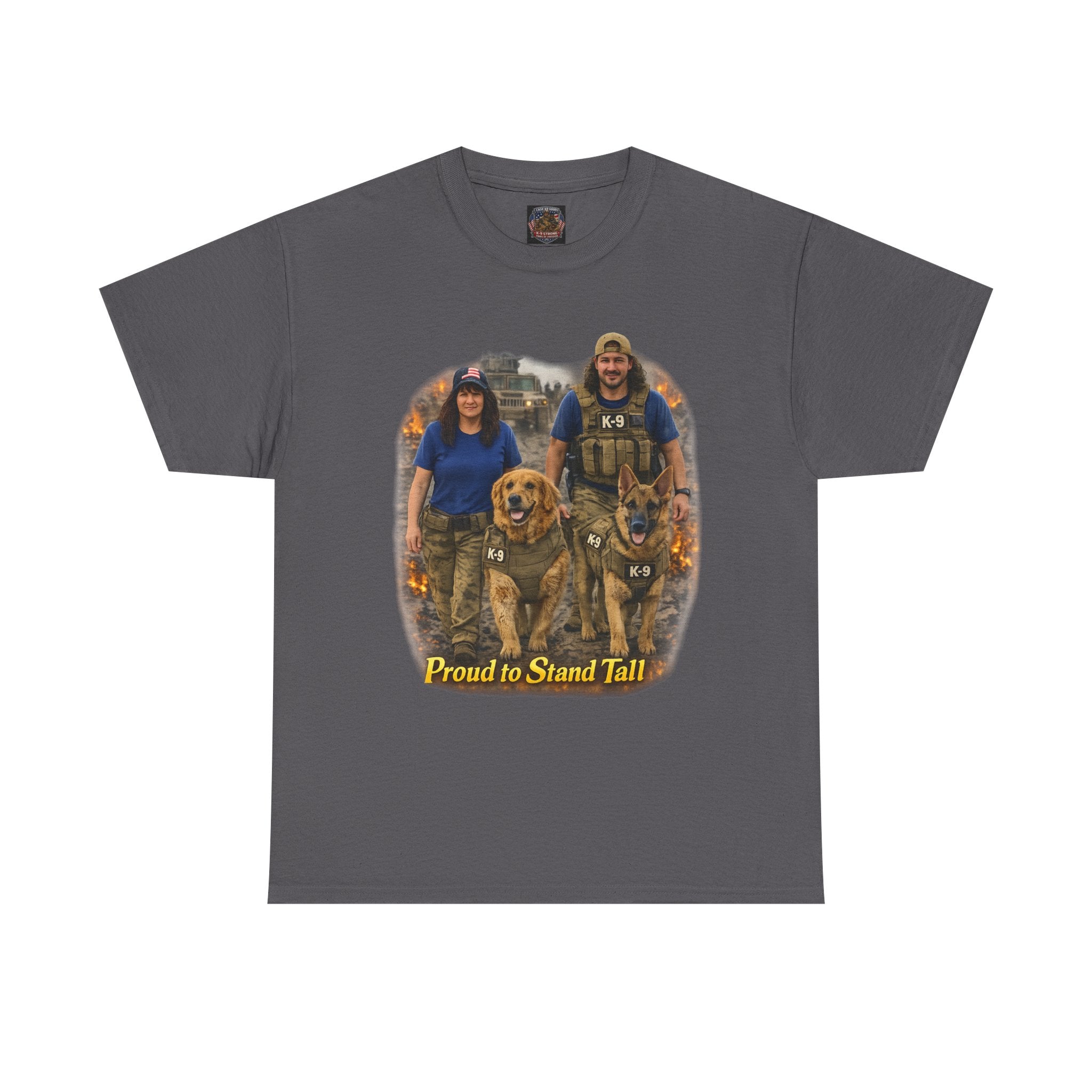 Proud to Stand Tall Tee — Military Working Dog Handler T-Shirt