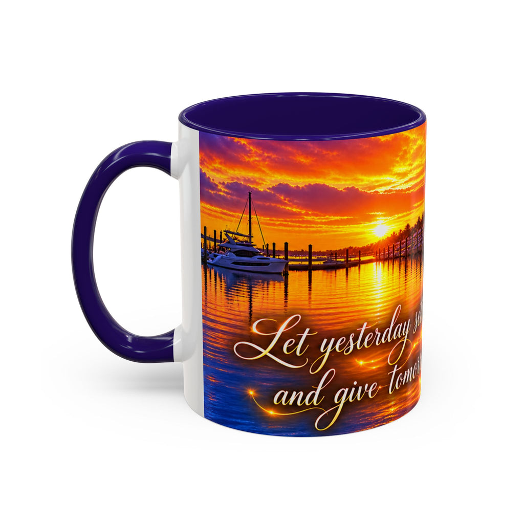 “Inspirational coffee cup” Sunset Marina Mug