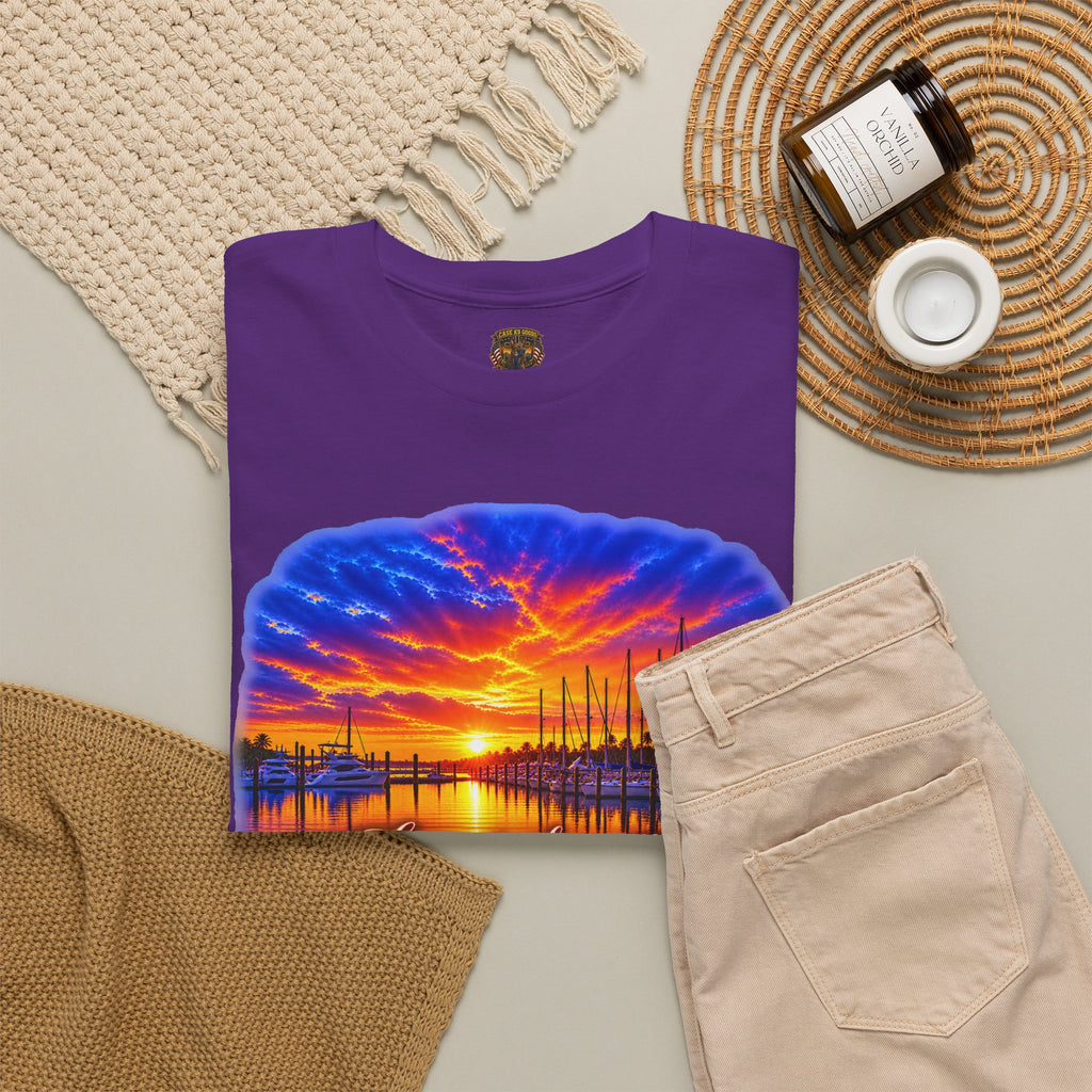 Sunset Harbor Inspirational Quote T-Shirt