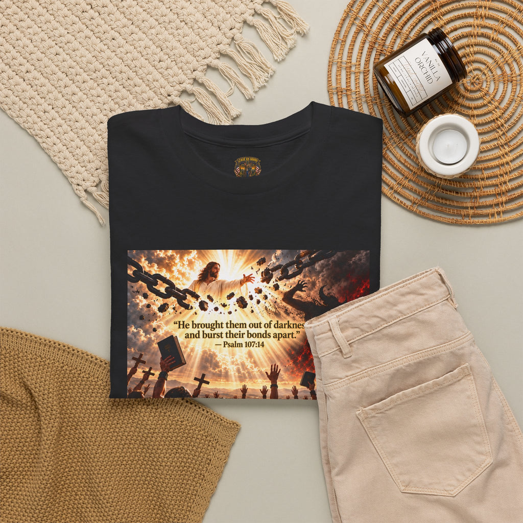 Christians Break Free T-Shirt — Faith, Hope & Praise Graphic Tee