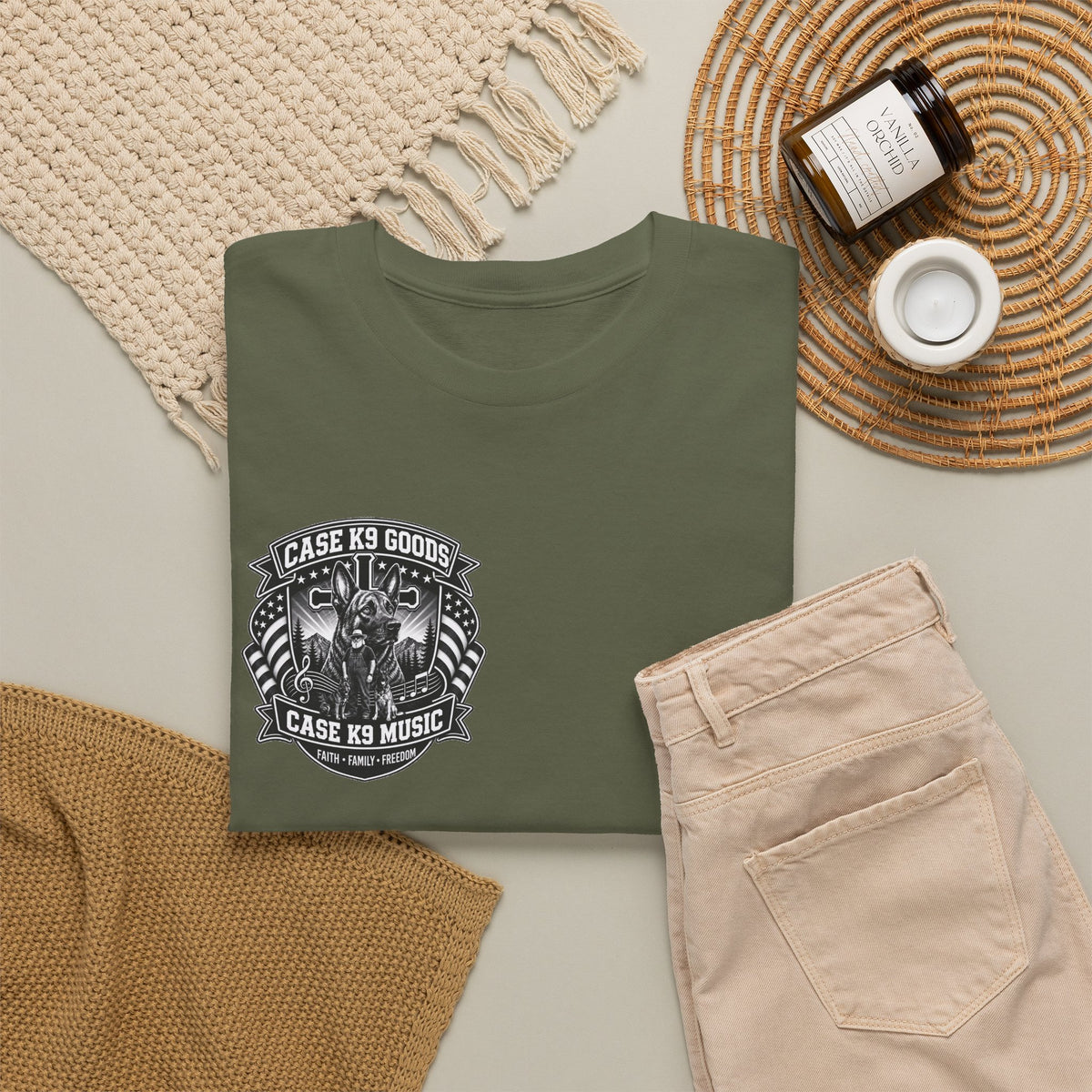 K9 Trainer Tee — 'Full Throttle' Police & Protection Dog Shirt