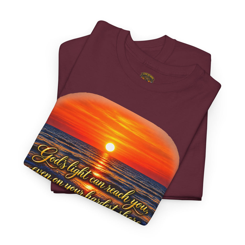 “You’ll Light Up My Whole World” Sunset Quote T-Shirt