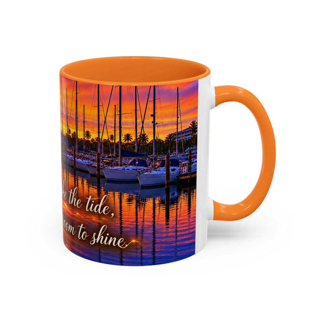 “Inspirational coffee cup” Sunset Marina Mug