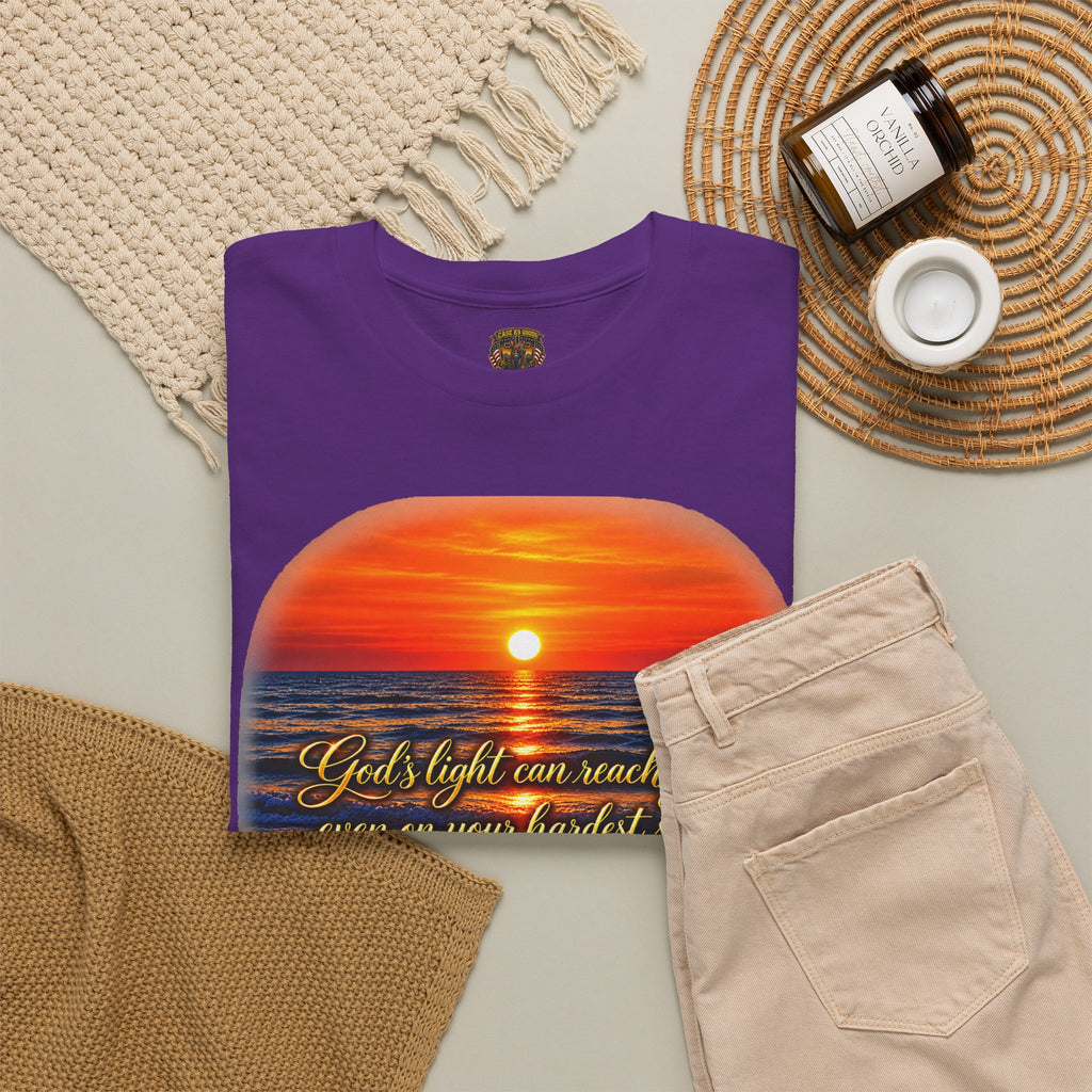 “You’ll Light Up My Whole World” Sunset Quote T-Shirt