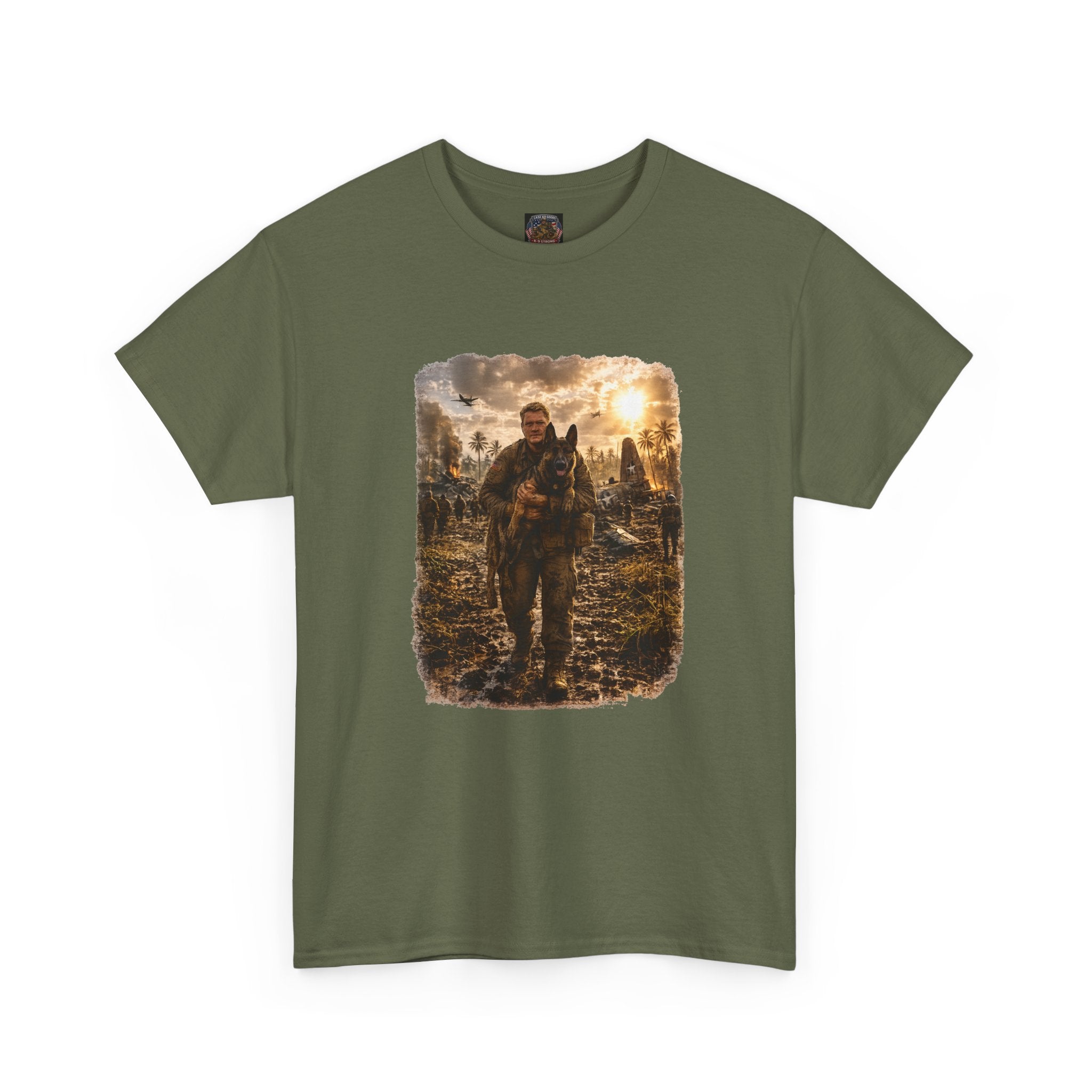 Post-Apocalyptic Survivor Tee — Walking Through Ruins Graphic T-Shirt