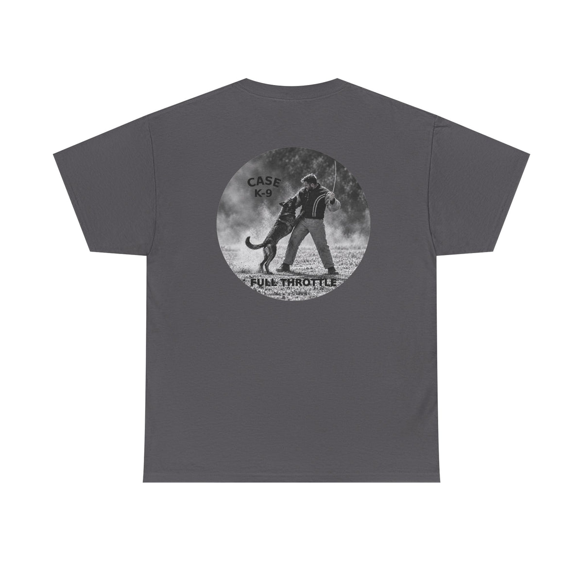K9 Handler Tee – CASE K-9 “Full Throttle” Vintage Dog Unit T-Shirt