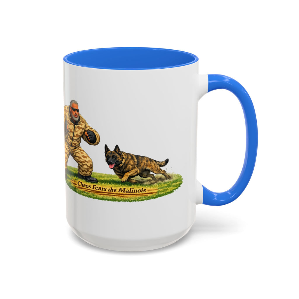 Belgian Malinois Coffee Mug — "Nothing Fears the Malinois" Dog Lover Gift (11oz/15oz)